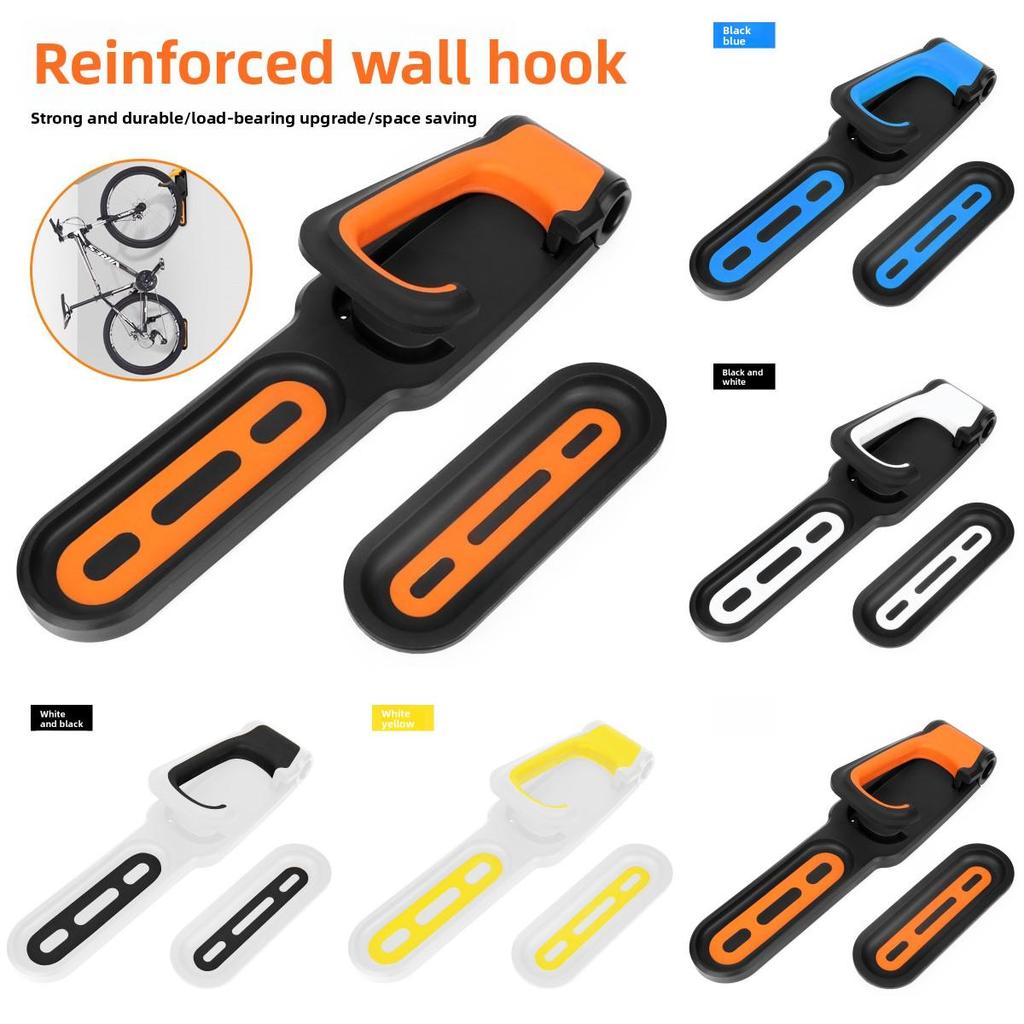 Bicycle Wall Mount Hanger With Foldable Design For Outdoor Storage And Display