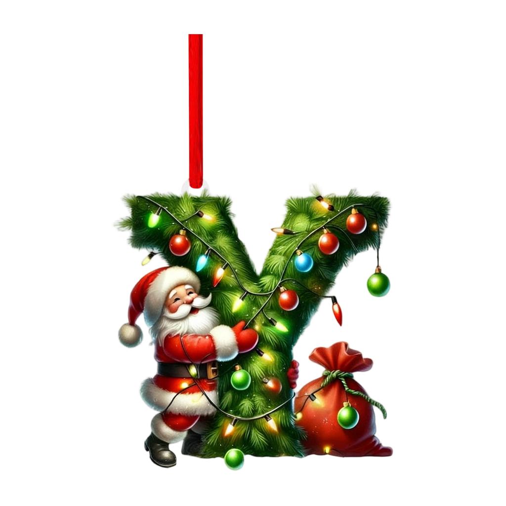 26 Letter,Christmas,Ornaments,Acrylic,1