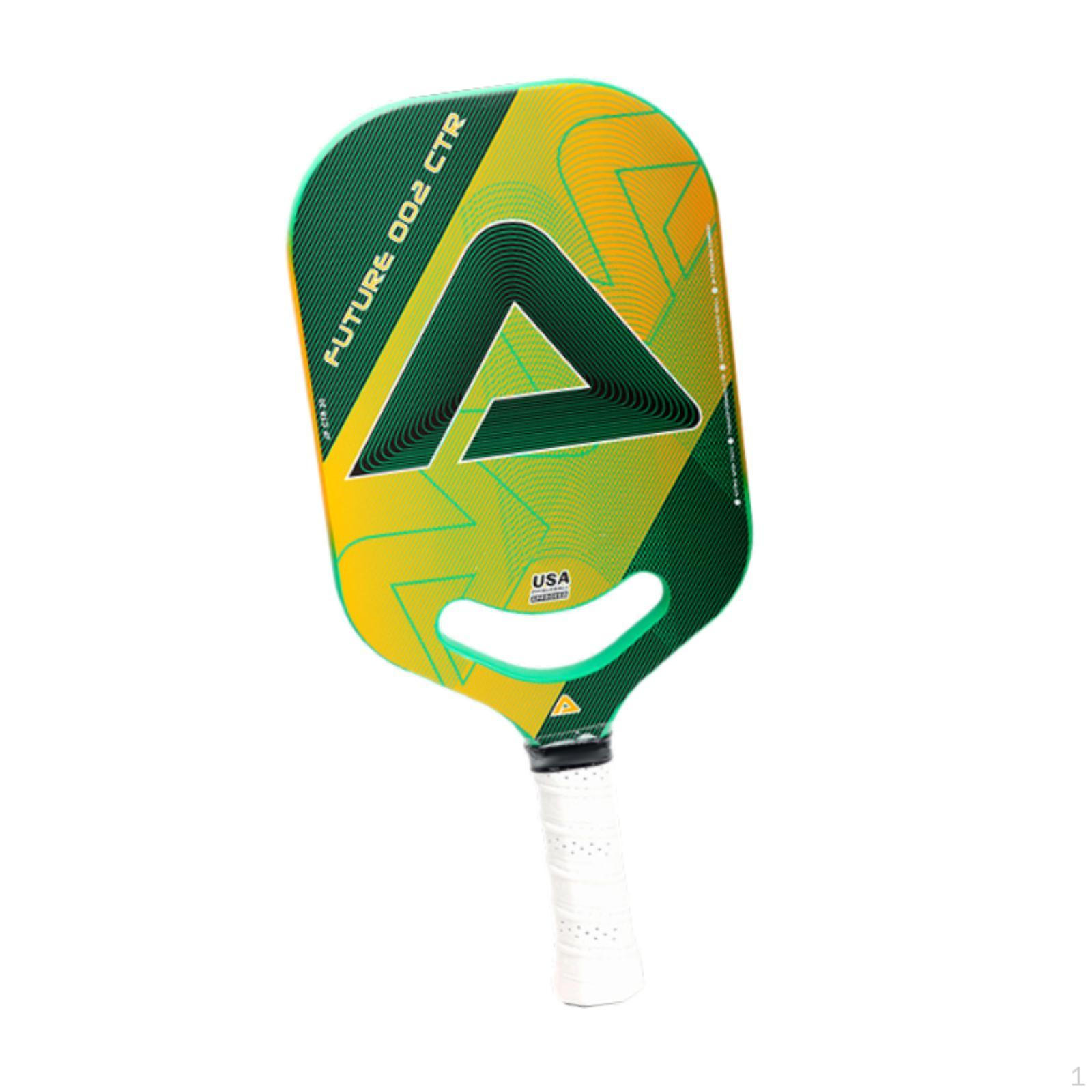 

Ракетка для пиклбола, мяч, накладка, нескользящая ручка, принадлежности для тенниса для игроков Yellow and Green