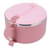 Reisnudelschale mit Deckel 1200ML Verbrühschutz Thermische Lunchbox Küchenutensilien(Rosa )