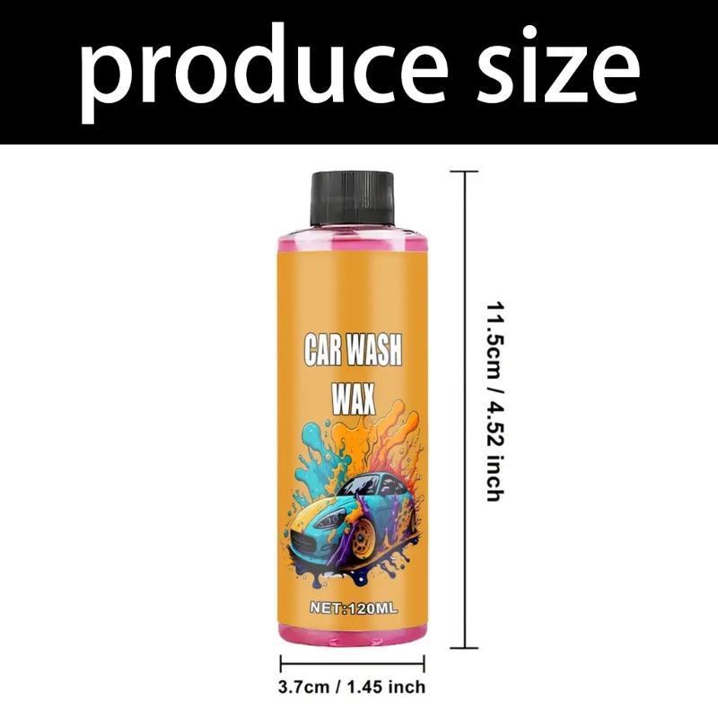 Vehicle Exterior Cleaning Liquid with Sponge, Small Screw-Cap Bottle for Routine Wash Support, Wipe-Down Use, and Shelf Storage In Garages
