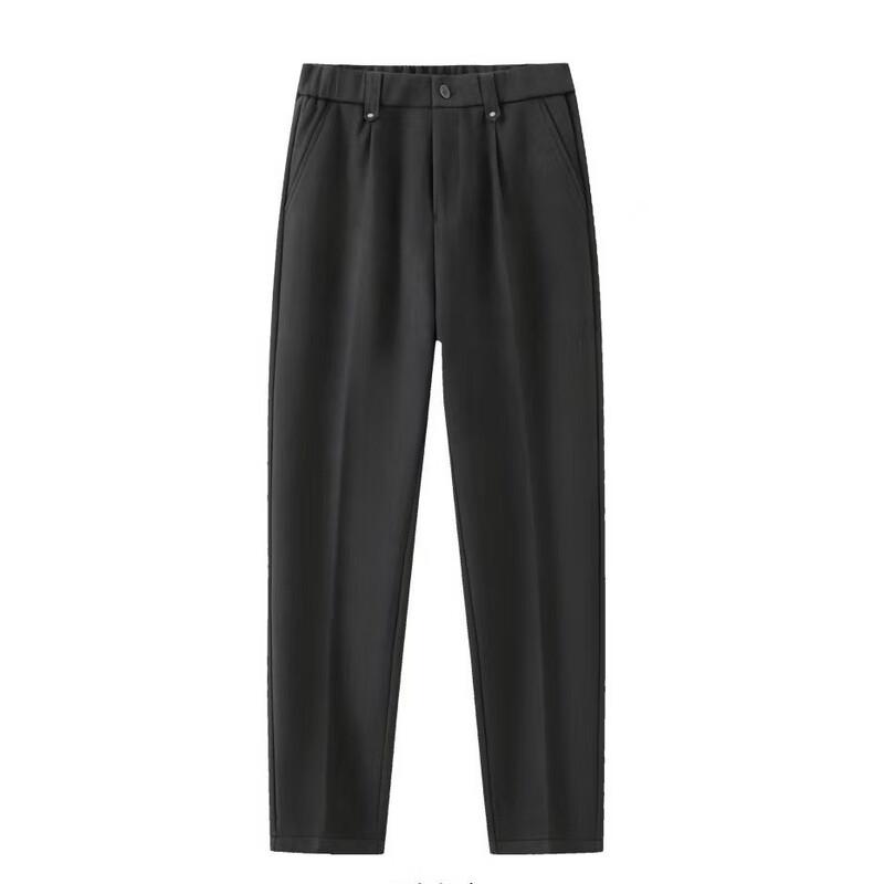 Men's Winter Light Luxury Straight-Leg Casual Pants