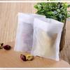 100 Pcs Disposable Tea Filter Bags Food Grade Nonwoven Drawstring Leak Proof for Herb Spice Cooking Sachets