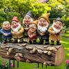 Tuin Cadeaus voor Enthousiastelingen Zes Dwergen Tuinpaal, 2D Acryl Tuin Kunst Sprookje Buiten Gazon Ornament Decoratie, Waterdicht Bord Bloem