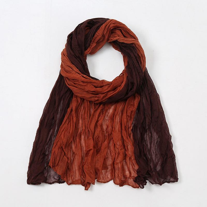 Spain Lovely Polka Floral Crinkle Viscose Shawl Scarf Lady Soft Thin Beach Wrap Pashmina Stole Bufandas Muslim Hijab 175*85Cm