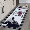 1Pcs Anti Fatigue Kitchen Rugs Cow Print Waterproof Non-Slip Thick Cushioned Kitchen Mat Heavy Duty Comfort Standing Mat for Kitchen