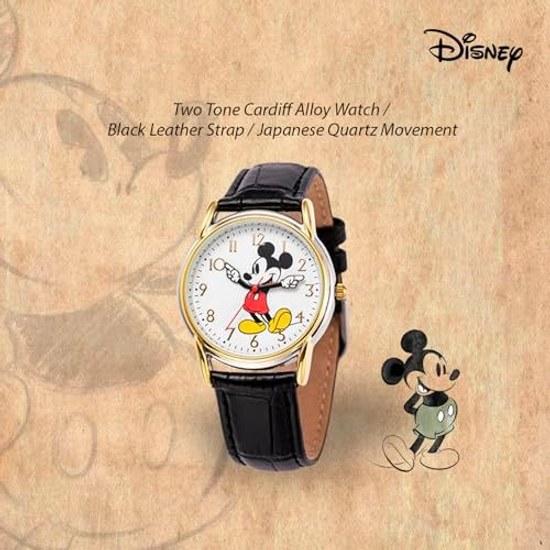 Disney Women S Mickey Mouse Quartz Metal Watch Color Black ( Model W002755 )