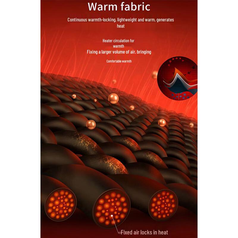 Romon Men's Thermal Straight-Leg Denim Jeans WL9819R