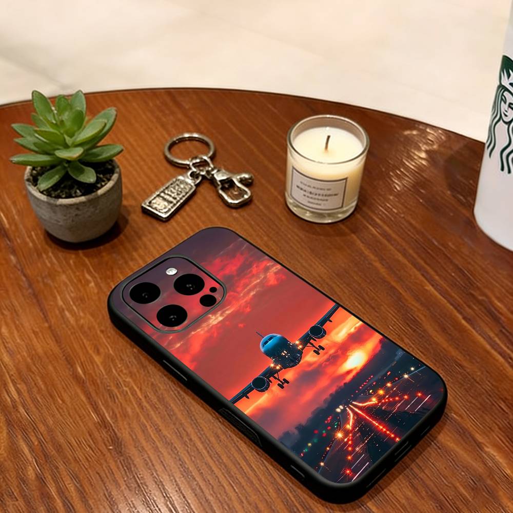

Чохол для телефону Літак Силіконовий М який Для IPhone 17 16 15 14 13 12 11 X XR Plus Pro Max Plus iPhone17