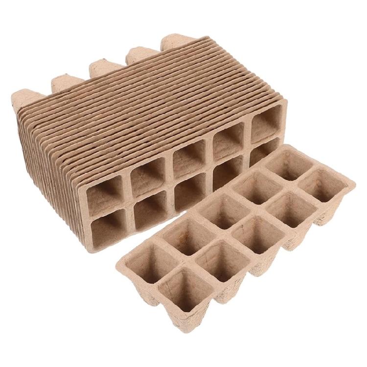 Durable 10 Holes Seedling Starter Tray Germination Peat Pot Suitable For Various Vegetables Plant In Garden Balcony Or Farm