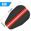 2pcs Car Side Rear View Mirror Rain Eyebrow Visor Carbon Fiber Look Sun Shade Snow Guard Weather Cover Auto Accessories