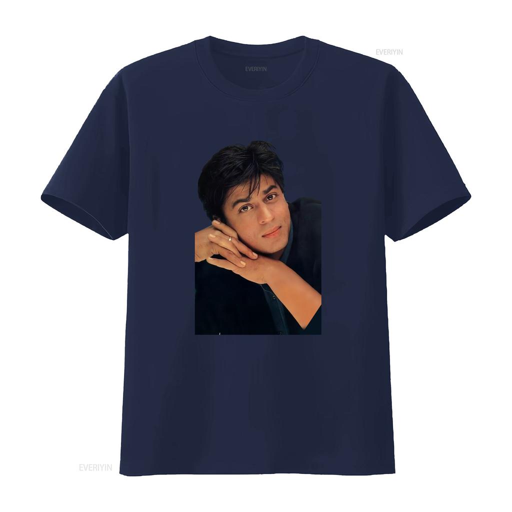 T-shirt Shah Rukh Khan Fan di Bollywood Attore Indiano Merchandise Re del Cinema Design Unico Vintage