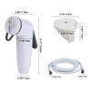 Kit Doccetta Marina Retrattile Risparmio Idrico Pressurizzato ABS Portatile Con Tubo Flessibile Per Yacht Barca Risciacquo Esterno