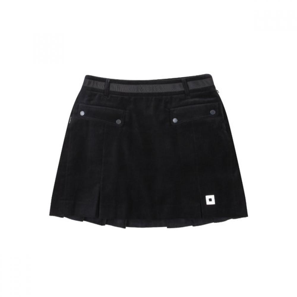Onoff Women Corduroy Skirt Of4092lb Black 34