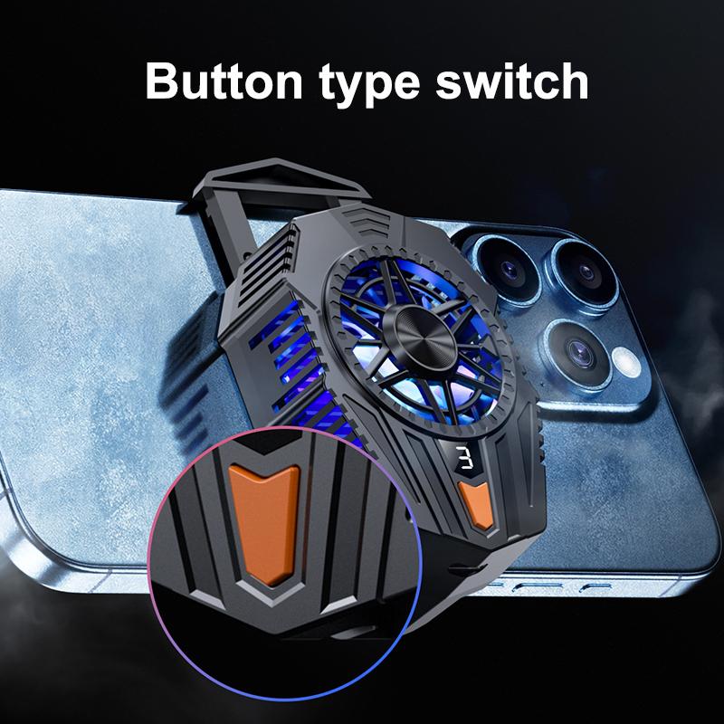 Mobile Phone Cooler Cooling Fan Radiator For PUBG Phone Cooler Back-clip Semiconductor Game Air Cooling Fan