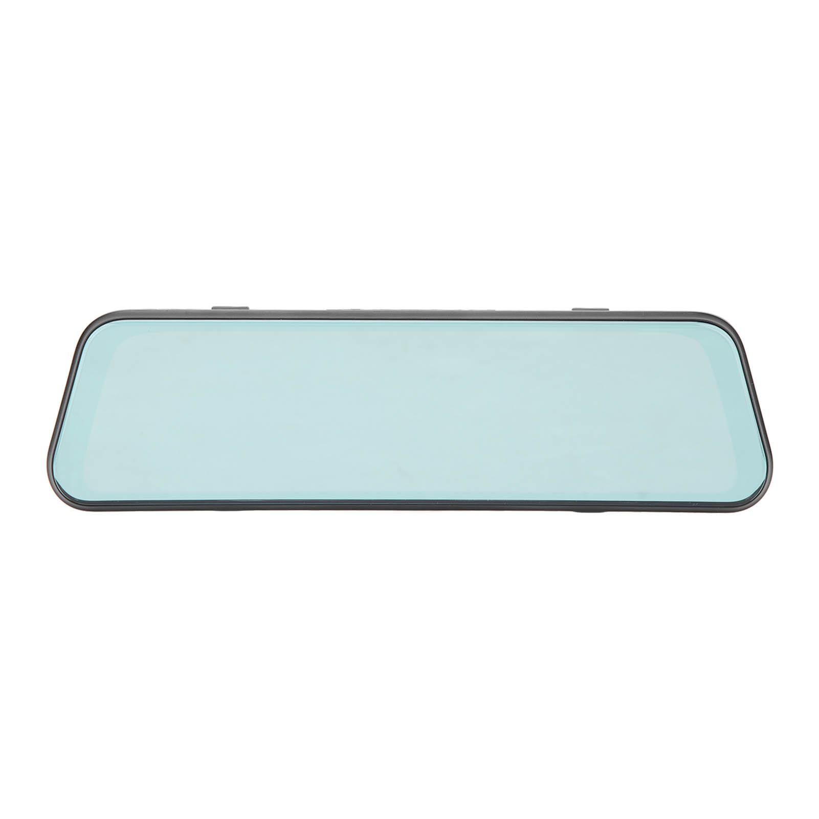 

Видеорегистратор 9,66-дюймовый сенсорный экран с зеркалом, двойная камера 1080P, широкоугольный режим парковки 24 часа, датчик движения