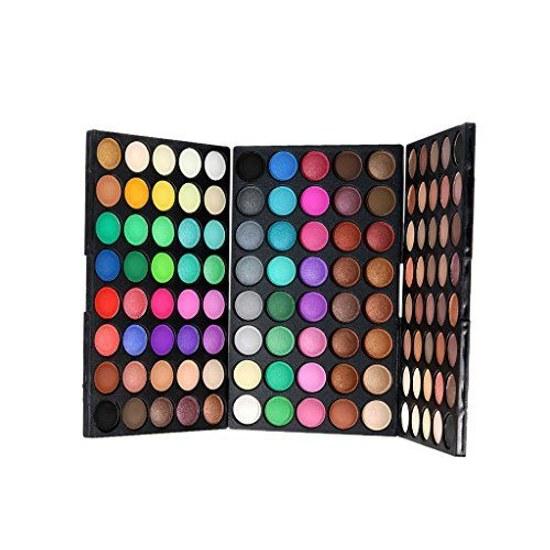 KOZEEY 120 Color Options Matte Beginner Professional Stage Makeup Cosplay Bright Eyeshadow Palette Salon Wedding Party Virtual