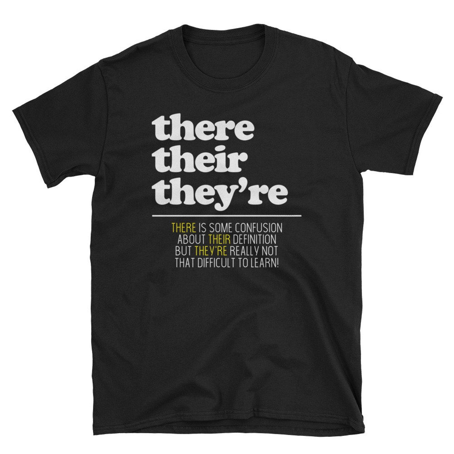 Grammar Shirt Funny English Teacher Gift Funny English Major T Shirt Grammar Spelling Shirt 4XL