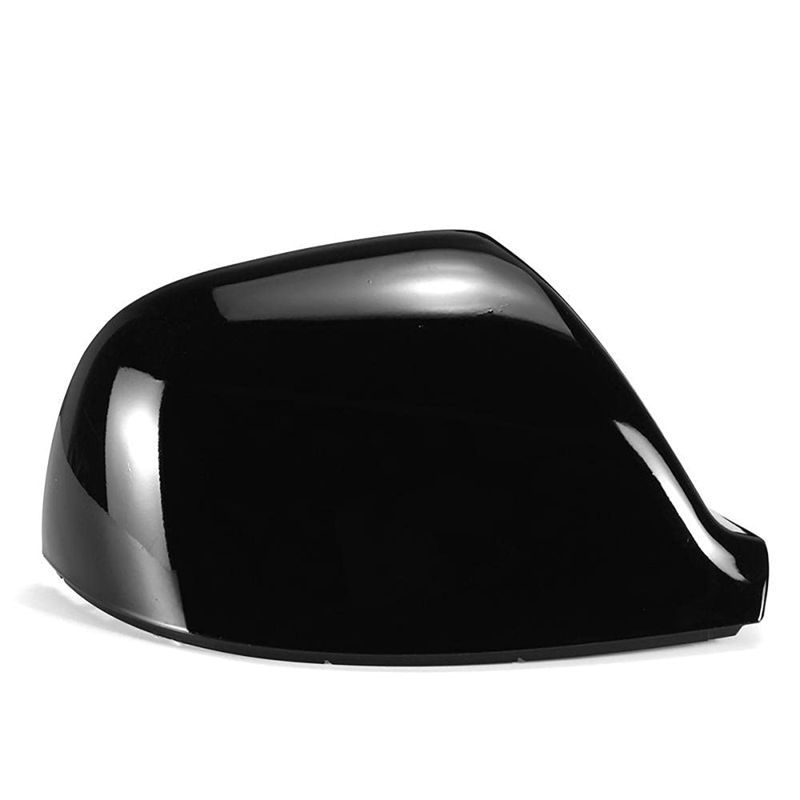 Car Side Rearview Mirror Cap Cover Mirror Cover Direct Bright Black Parts For VW Transporter T5 T5.1 2010-2015 T6 2016-
