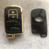 Kinotaka TPU Smart Key Case for Toyota Cars, 4 Buttons, Double Sided Slide Type,
