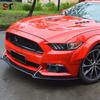 2015-2017 Ford Mustang Carbon Fiber Front Lip, Flame-Style Splitter, and Chin Guard