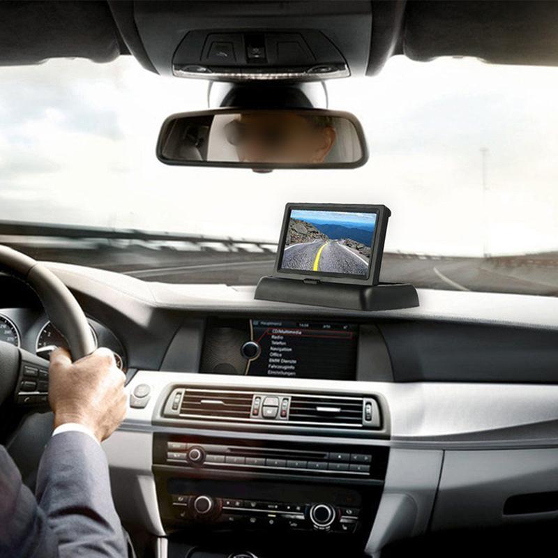 Sleek Design 4 3 Inch Car Backup Video Screen High Definition Monitoring with Automatic Power Off Capabilities