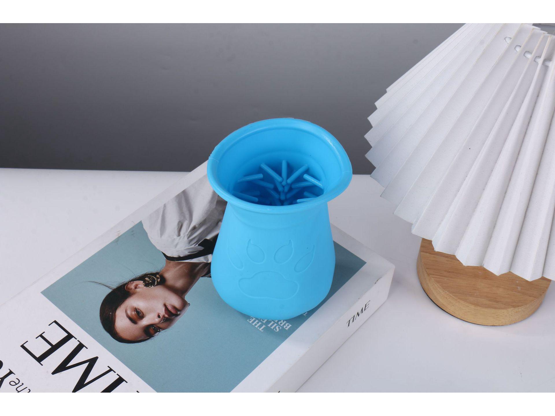 

Pet Foot Washing Cup: Cross-Border Cleaning & Grooming Tool for Cats and Dogs синий