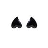Stone Love Earring (Black)
