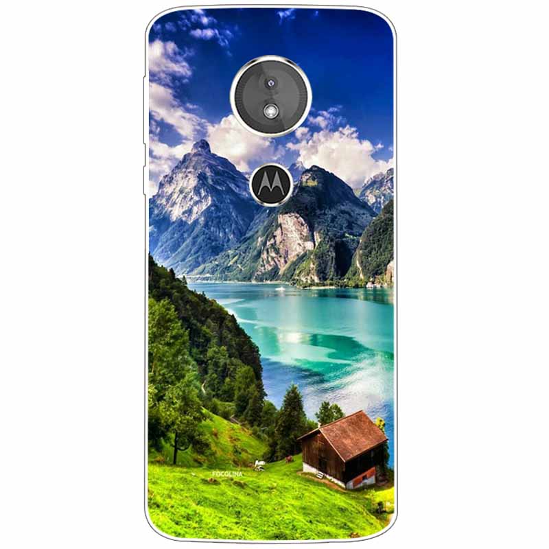 For Moto G6 Play G6Plus G 6 Case TPU Soft Paint Animal Silicone Clear Covers for Motorola Moto G6 Plus G 6 Capa G6Play Funda