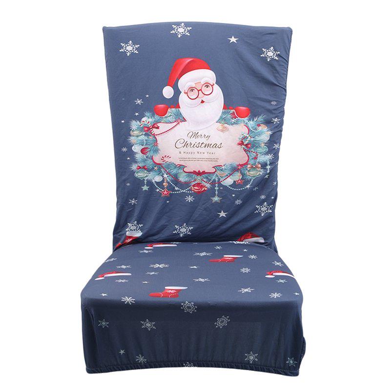 Holiday Chair Cover Christmas Decoration Dining Room Chair Protector Washable Home Decor
