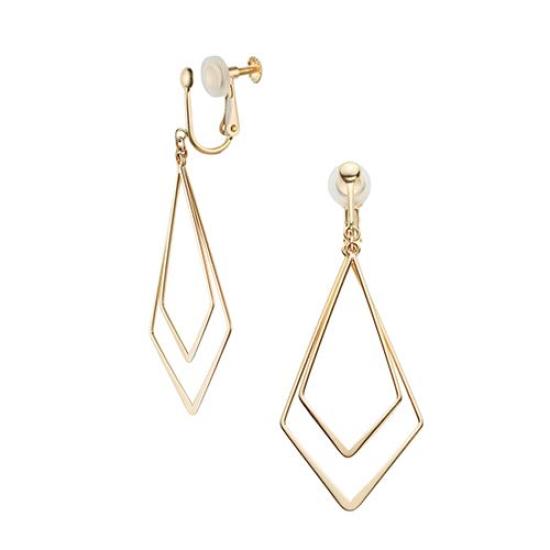 Earrings K10 Yellow Gold Basic AJVE2296 YG [Official] [Vendome Aoyama]