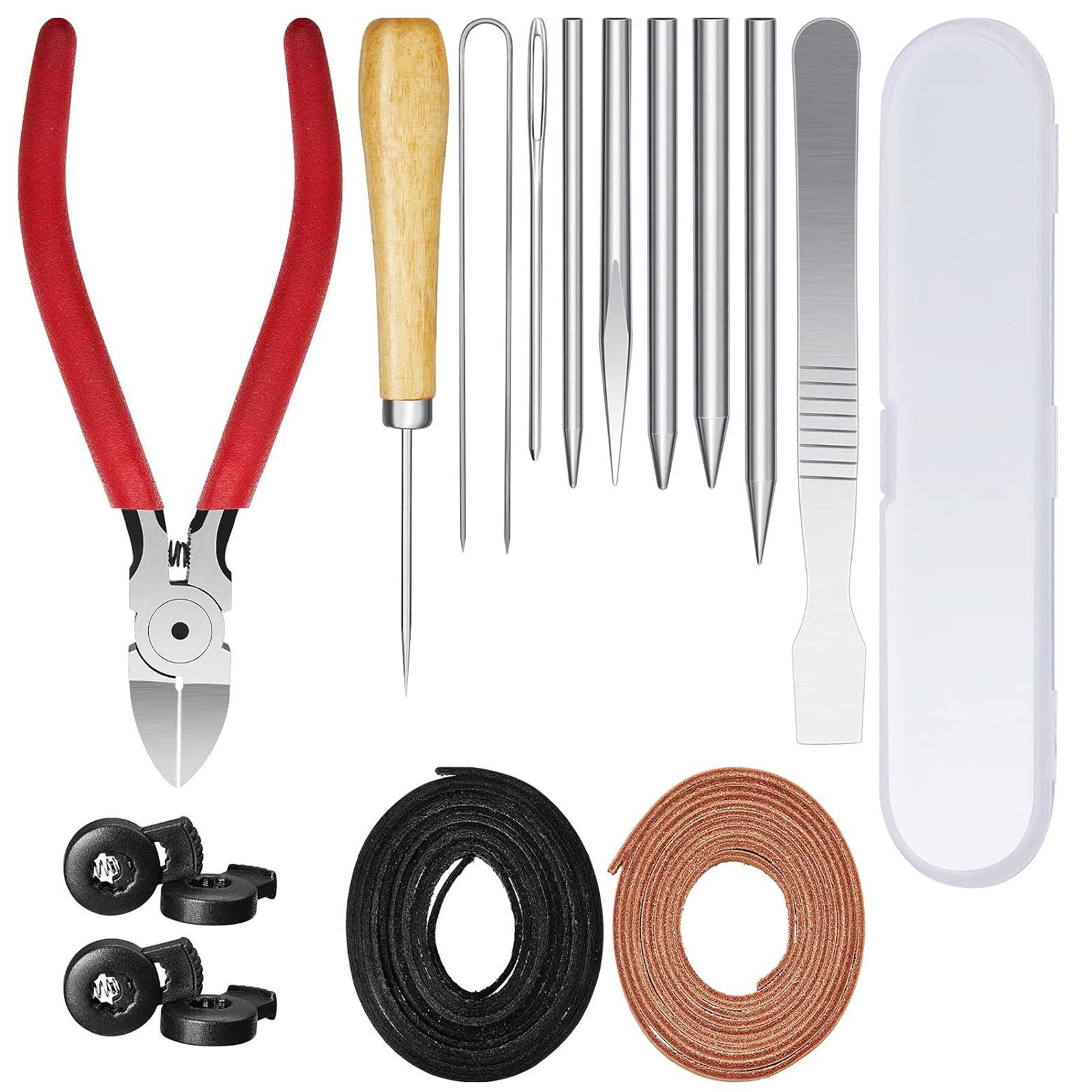 

16 шт. Наборы для перешнуровывания перчаток, наборы для ухода за перчатками, кожаные шнурки, замки для перчаток, игла для шнуровки для ремонта бейсбольных и софтбольных перчаток