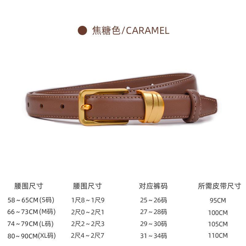 

Женский пояс знаменитостей из Интернета, женская пряжка, настоящая воловья кожа, женский тонкий ремень, модный универсальный декоративный ремень для платья 100cm