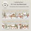 Tomato Girl Christmas Landscape PET Tape: Holiday Journal DIY Stickers