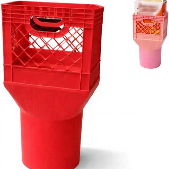 Square Cup Holder Expander for Car, Milk Crate Cup Holder, Anti-Slip Large Drink Stabilizer, Universal Vehicle Spill Proof Organizer for Truck SUV