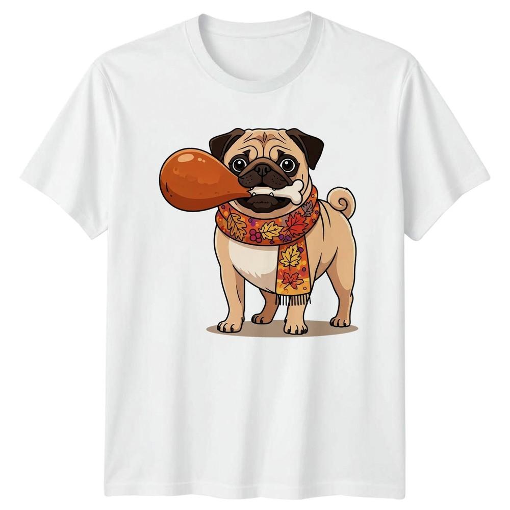 Pug Dog Ready For Thanksgiving TShirt Pug Dog Pet Thanksgiving Gift S