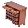 Doll House Wine Display Cabinet With Intricated Detail For 1/12 Scale Miniature Furniture Dinning Room Scene Arrangement