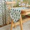 1PC Hot Selling Versatile Christmas Elk Pattern Cotton and Linen Printed Tassel Table Runner Dinner Table Decorative for Home Table LOZUJOJU