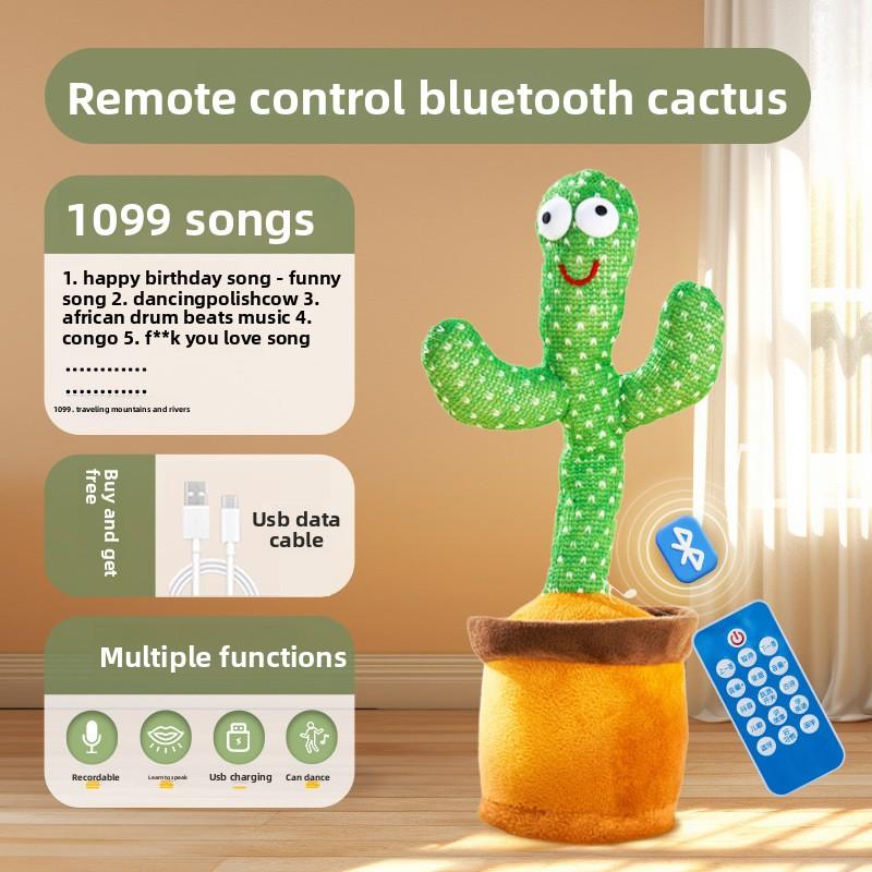 

Танцующий кактус игрушка может научиться говорить ребенок 1 год очаровательный цветок повтор записи кукла