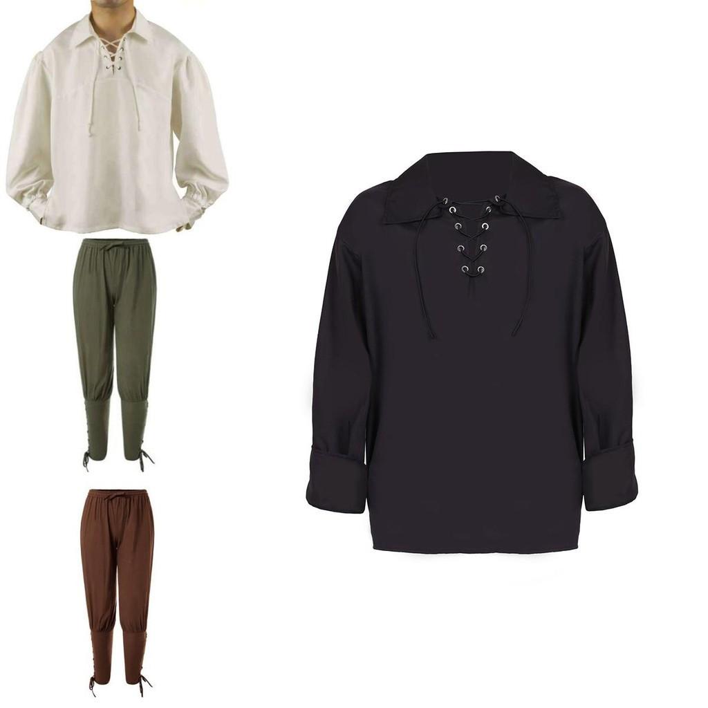 Halloween Pirate Knight Cosplay Costume High-quality Cotton Blend And Flax Material Breathable And Comfortable Perfect For Comic-con And Parties