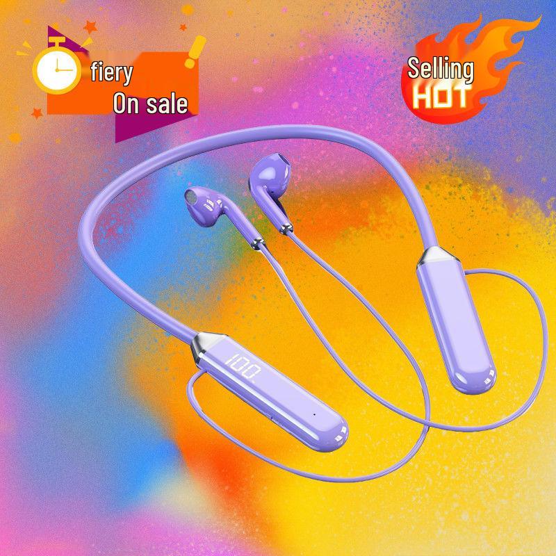 Wireless Sports Neckband Bluetooth Headphones with Long Battery Life, Universal Fit, Non-Slip Design