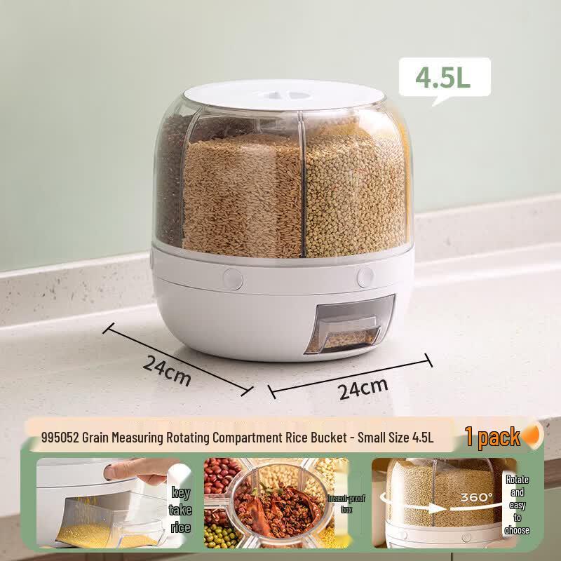 Cha Huagu Rotating Multi-Compartment Grain Dispenser