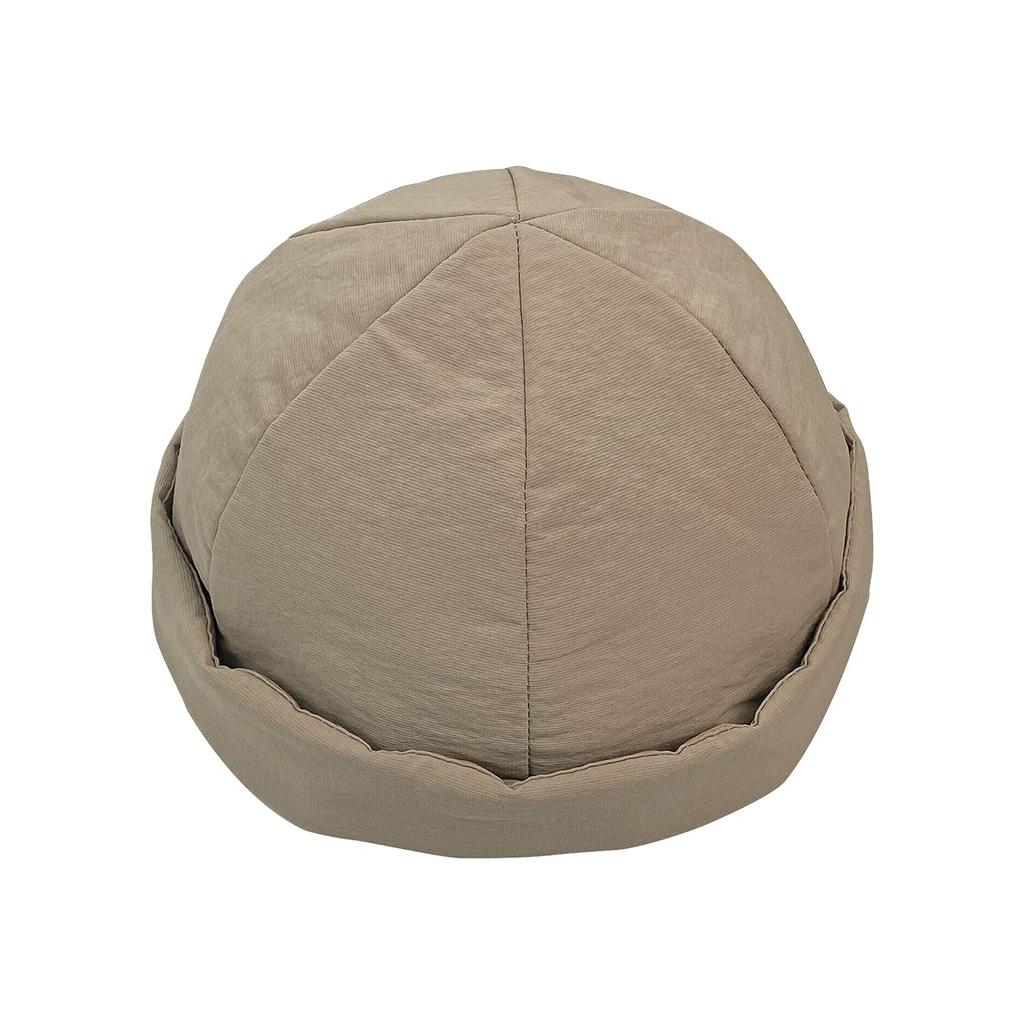 Clape Roll Solid Sag Short Islamic Hat Cap, Round, Brimless, Water-Repellent, Color, Cap, Outdoor, Unique, Cap, Breathable, Casual, Warm, Fall/Winter