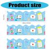 18m/59ft Nurse Day Border Sticker 70mm Wide Nurse Day Decorative Border Trim Wall Sticker for Hospital Celebration