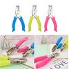 DIY Loose Leaf Hole Puncher 8 Sheets Capacity Single Hole Paper Punch 6mm Aperture for Punching Cardstock Paper