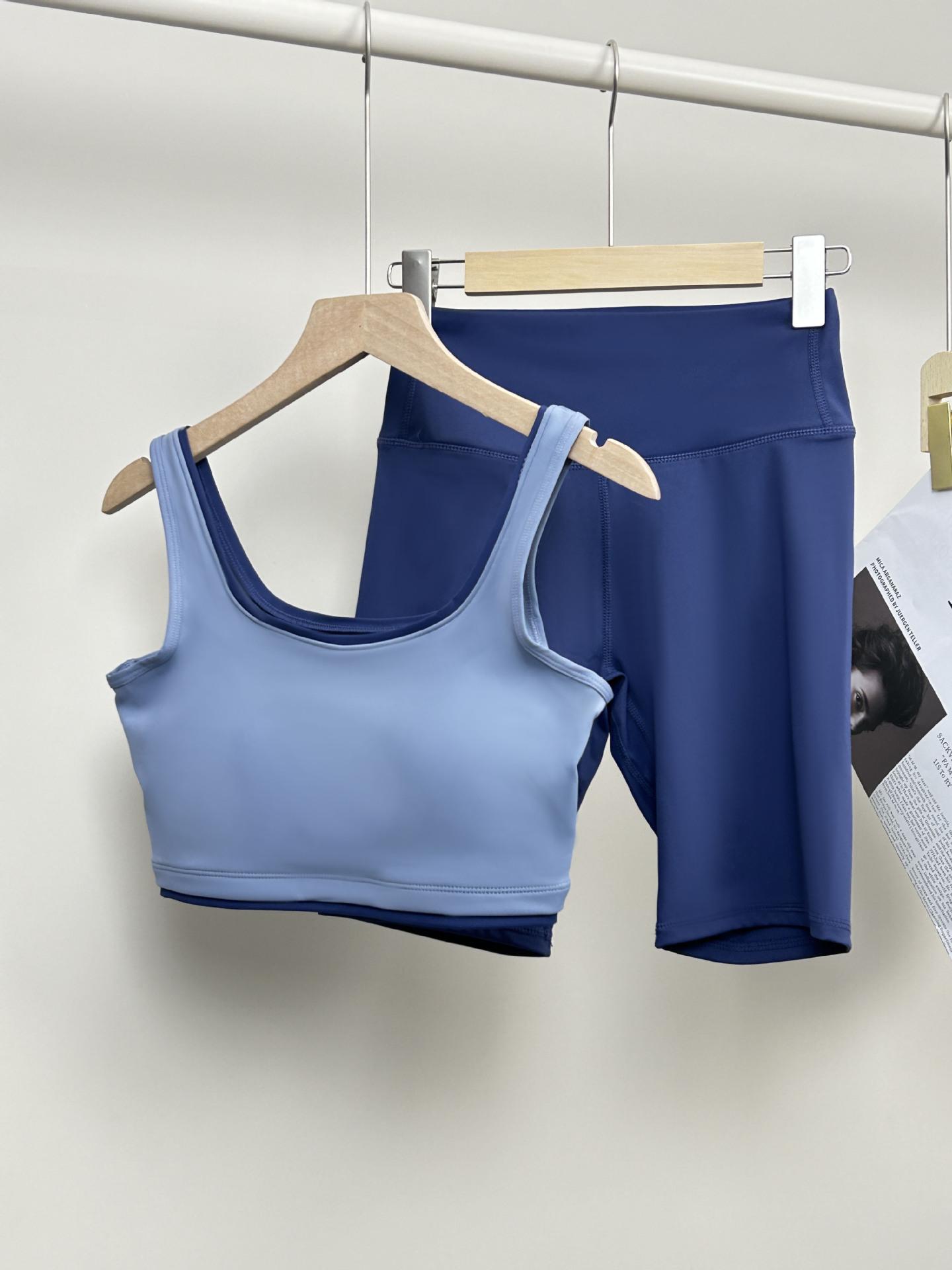 

JYL Yoga Short Sleeve Plus Size Pilates Vest Polyester Quick Dry S латунний