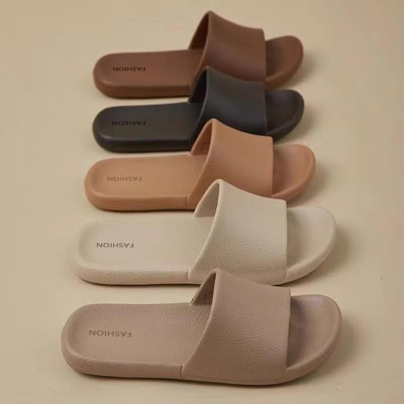 

Leather pattern cool slippers for men and women at home non-slip bathroom non-smelly feet indoor summer bath 40/41 [Suitable for usual 39-40]