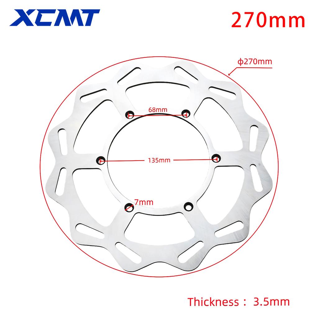 Motorcycle 245mm Rear 270mm Front Brake Disc Rotor For Yamaha YZ125 YZ250 YZ250F YZ426F YZ450F YZ250X WR125 WR250 WR250F WR450F