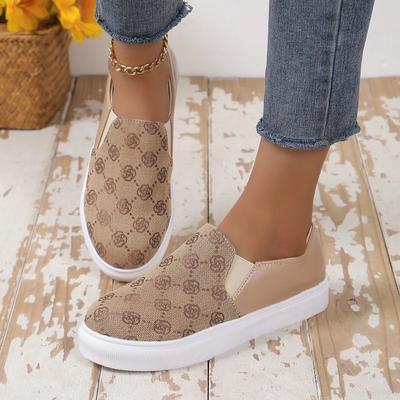 Fashion 2024Spring New Women’s Simple Solid Color Flat Non-Slip Sneakers Outdoor Leisure Brand Designer Women’s Vulcanized Shoes Zapatos