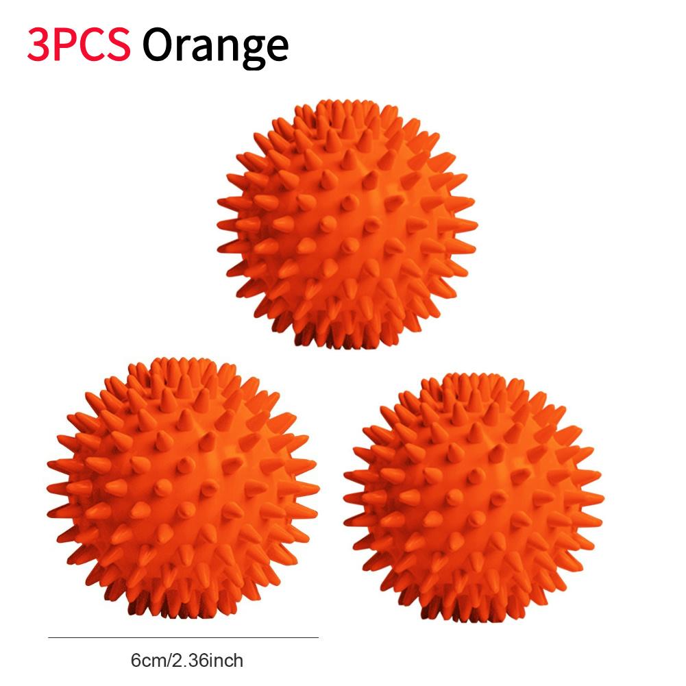 Spiky Massage Ball Spiked Massager Roller High Density Trigger Point Massager Ball 6cm Deep Tissue Roller for Hand Foot Stress